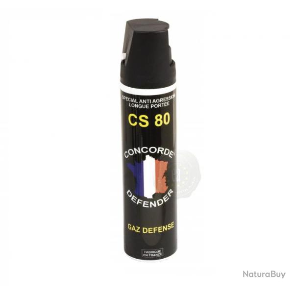 Bombe Anti-Agression Lacrymognes  GAZ CS  75 ml