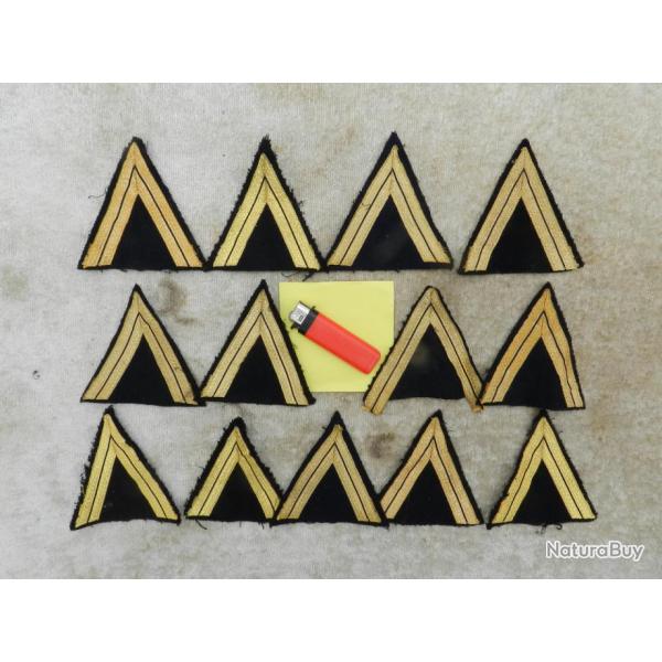 LOT 13  TRES ANCIENS GALONS MANCHE  GENDARMERIE MOBILE