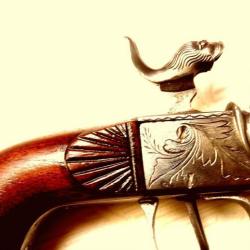 Super pistolet &agrave; percussion &agrave;  chien, en forme d'animal mythique,