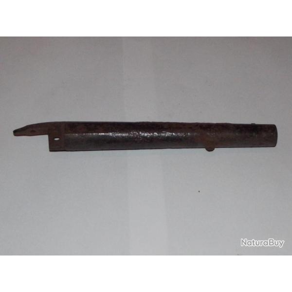 Canon pour pistolet a silex d'oficier ou garde du corps