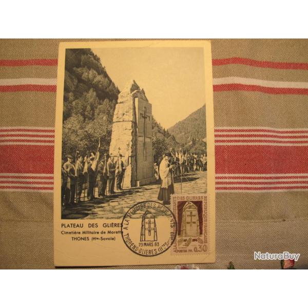 Carte  postale comm�morative M�moire des r�sistants  Lib�ration de METZ 1963 / 64 Collector