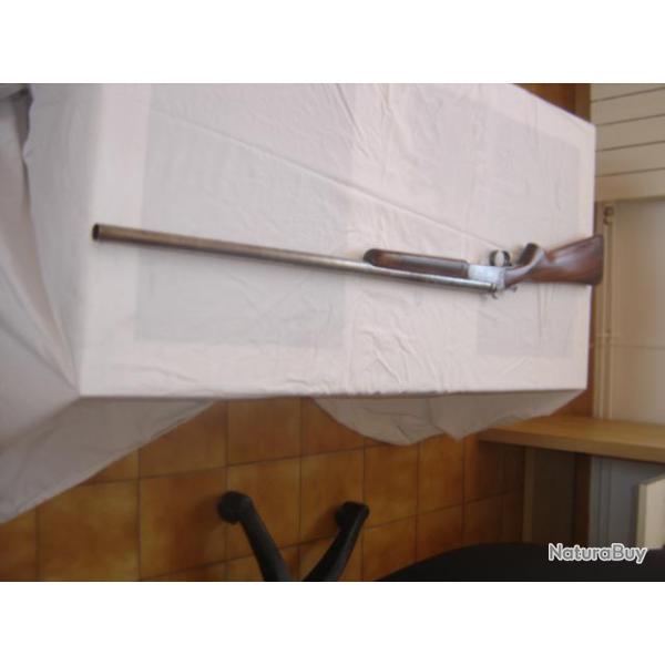 fusil de chasse a un coup en calibre 12 canon long