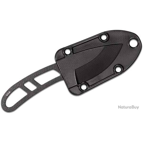 Couteau de Survie Esee Candiru Series Black Acier 1095 Made In USA Etui Cordura ESCANB