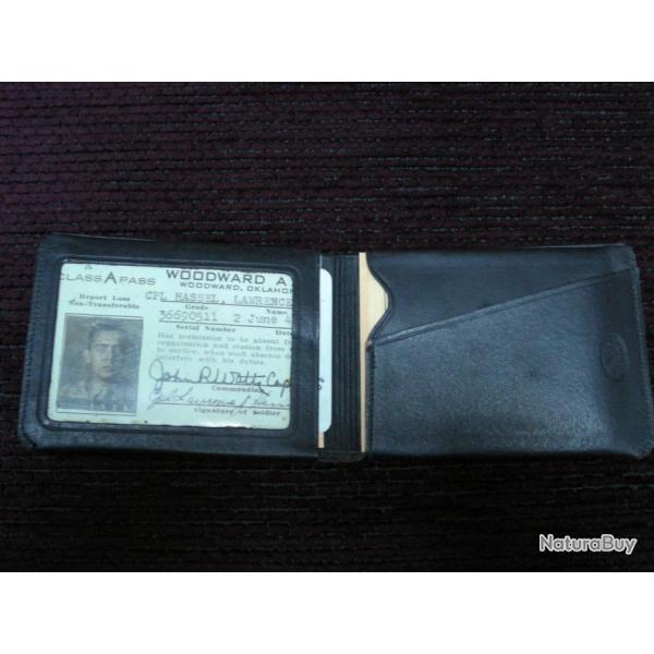 PAPIERS D'IDENTITE ARMEE AMERICAINE US ARMY AIR FORCES -  WW2