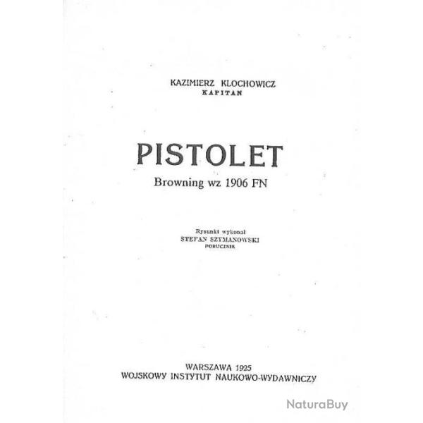 Manuel en PDF FN Browning 1906