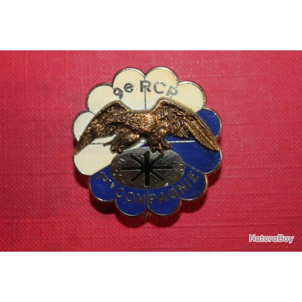 INSIGNE 9 RCP REGIMENT PARACHUTISTE ( 1 CIE - CNE DAMAY )