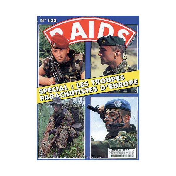 Raids 123 ao�t 1996. les troupes parachutistes d'europe.almendin 2 en centrafrique, 35e rap ,