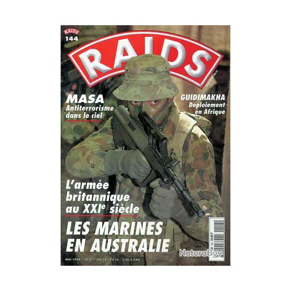 Raids 144 mai 1998. les marines en australie. arm�e britannique du XXIe si�cle , b�rets verts v�n