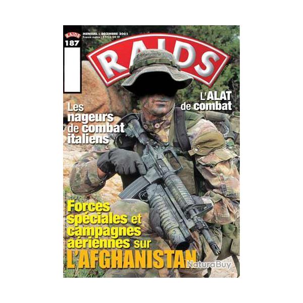 Raids 187 d�cembre 2001. les nageurs de combat italiens. l'alat de combat ,forces sp�cialres