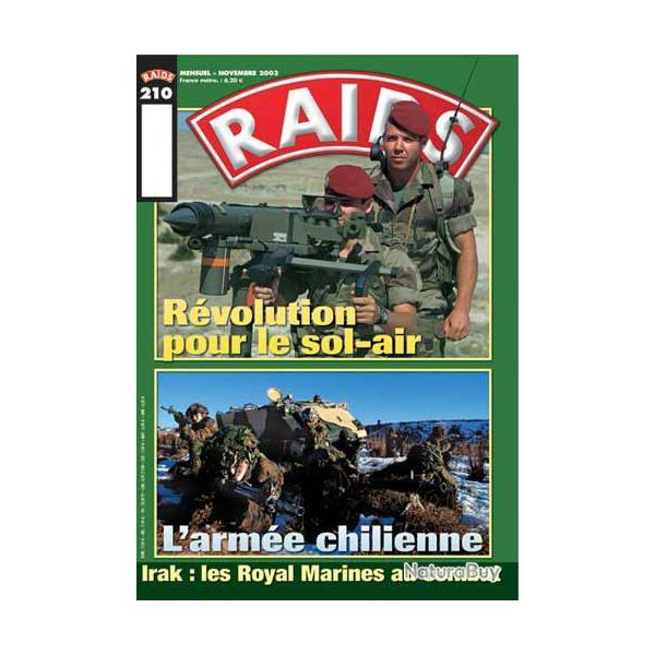 Raids 210 novembre 2003. r�volution pour le sol-air , la stat, royal marines au combat irak,
