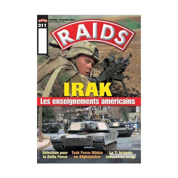Raids 211 d�cembre 2003 , irak, stat , us army , delta force, 7e brigade m�canis�e belge