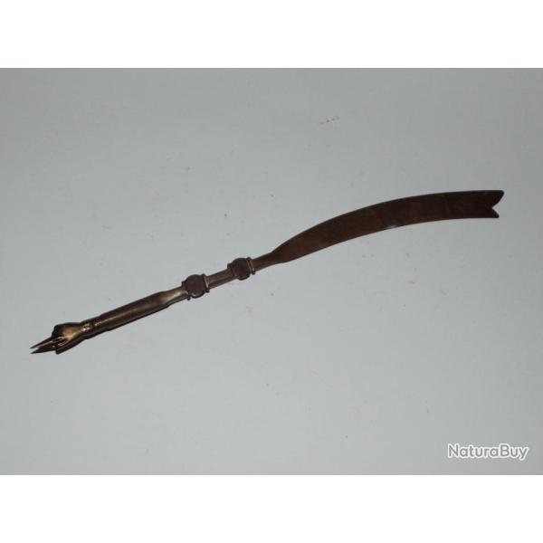 Artisanat de tranchee, coupe papier porte plume