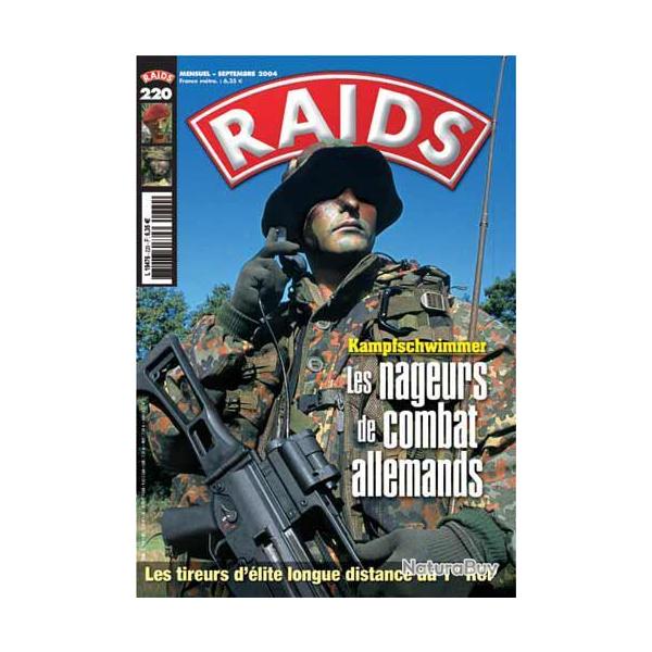 Raids 220 septembre 2004. les nageurs de combat germanique , stat , hummer , drones