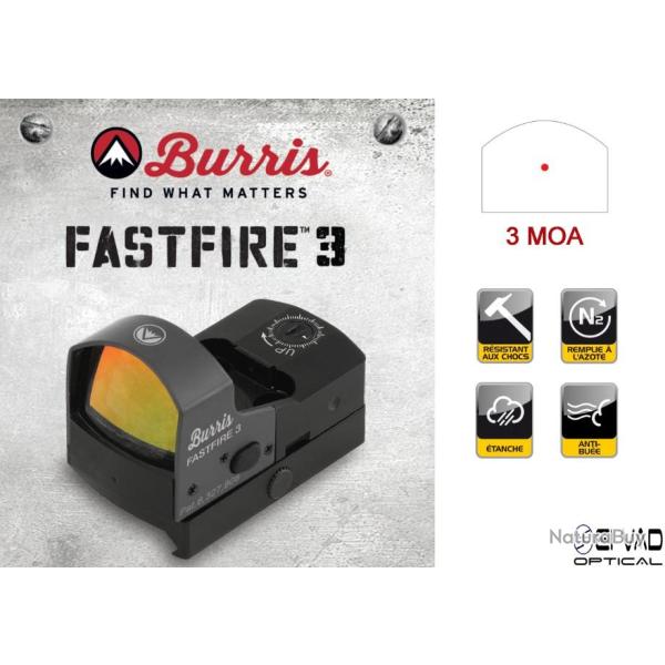 BURRIS FastFire 3 - Point Rouge Panoramique 3 MOA