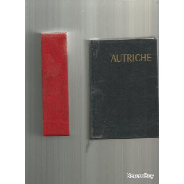 Guide bleu hachette autriche 1968 . pas courant avec son emboitage ,