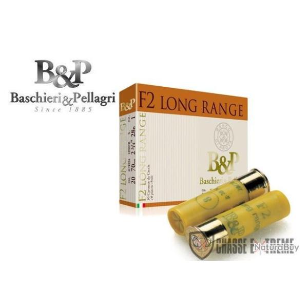 Boite de 10 Cartouches B&P F2 Long Range 28G Cal 20/70 Pb 4