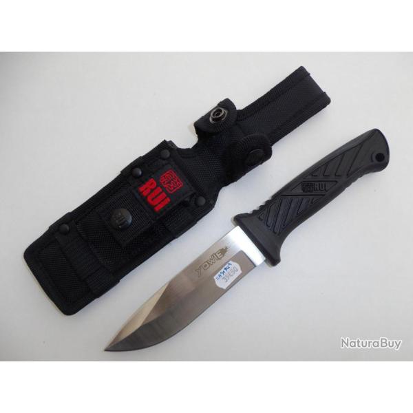 Couteaux  AVENTURE (yowie ) avec Etui pour ceinture  NOIR