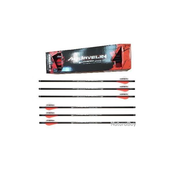 6  Fl�ches carbone Airjavelin pour Fusil Arbal�te
