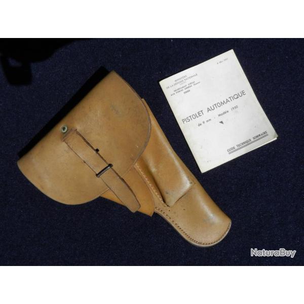 ETUI PISTOLET MAC 50 dat 1960 +  MANUEL dat 1951