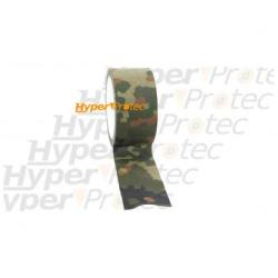 Bande scotch ruban adh&eacute;sif r&eacute;utilisable camo allemand