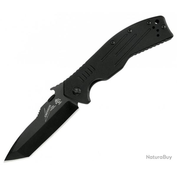 Couteau Kershaw Emerson CQC-8K Acier 8Cr14MoV Manche Acier 410/G-10 KS6044TBLK