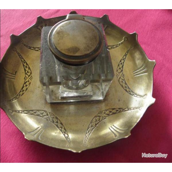 vintage encrier  art nouveau
