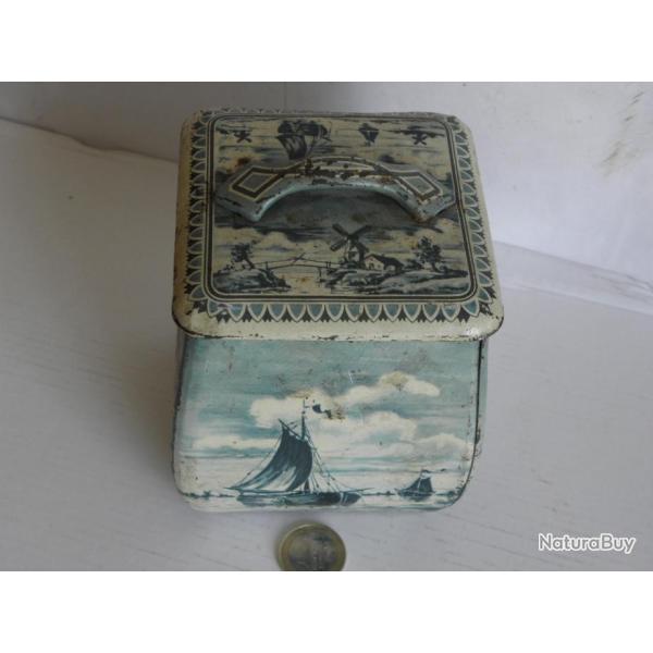 boite en tole email xix eme