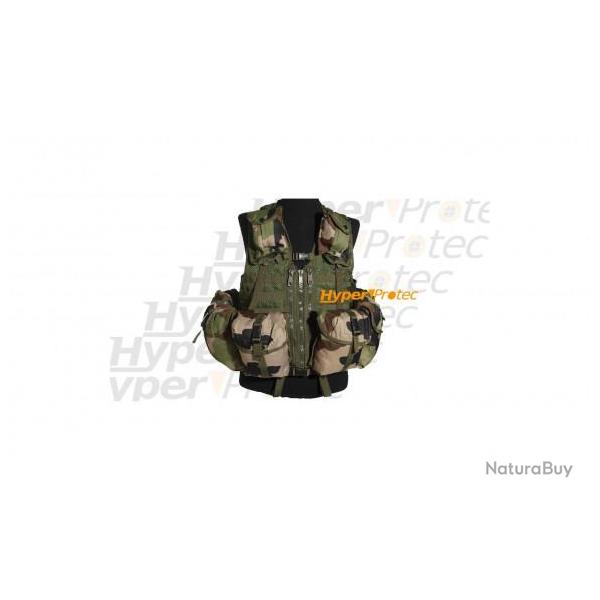 Gilet assaut camo militaire 8 poches
