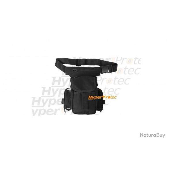 Sac bandouli�re noir Multi poche