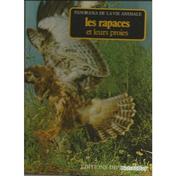 Les rapaces et leurs proies.  panorama de la vie animale