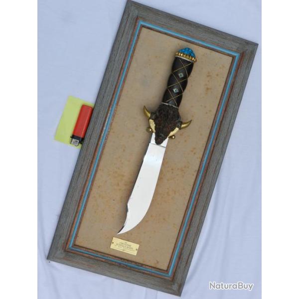 TRES BEAU GRAND COUTEAU : CHEYENNE BUFFALO KNIFE  #.1