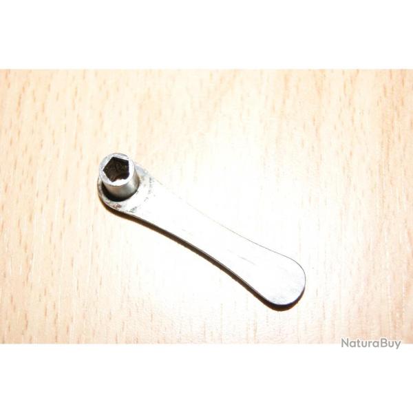 cl� clef (3) 1/4 de tour du devant longuesse canon fusil chasse IDEAL MANUFRANCE