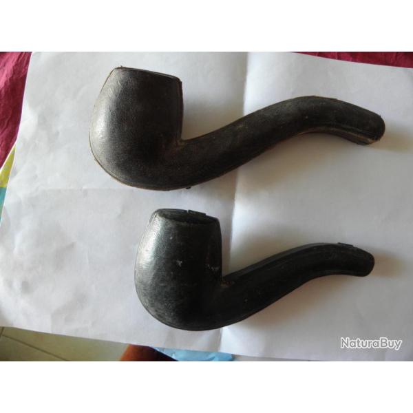 2 etui pipe xix eme (vide)