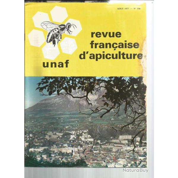 revue fran�aise d'apiculture , 3 num�ros de 1977. abeilles , miel