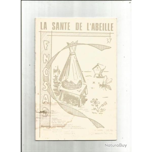 revue fran�aise d'apiculture. la sant� de l'abeille  n 37 , janvier-f�vrier-mars 1976