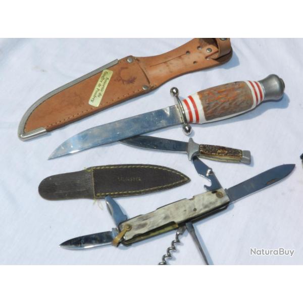 LOT 3 PETITS COUTEAUX SOUVENIR