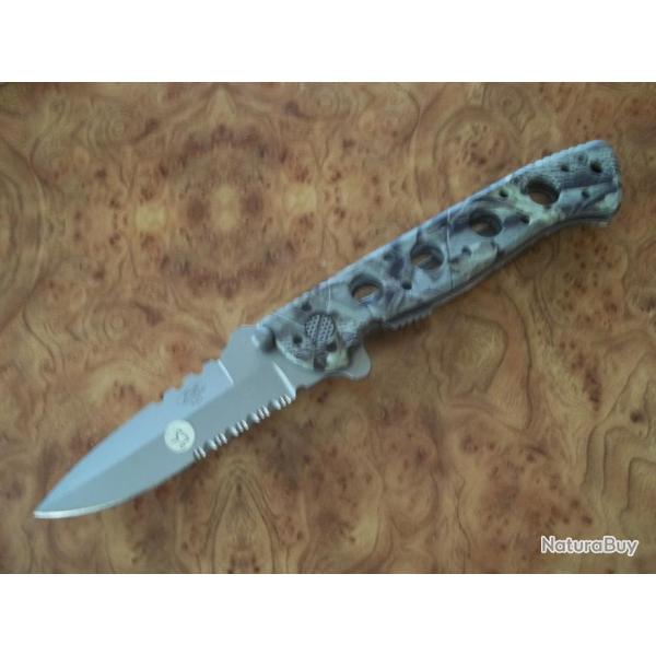 COUTEAU DE POCHE DECOR CAMOUFLE