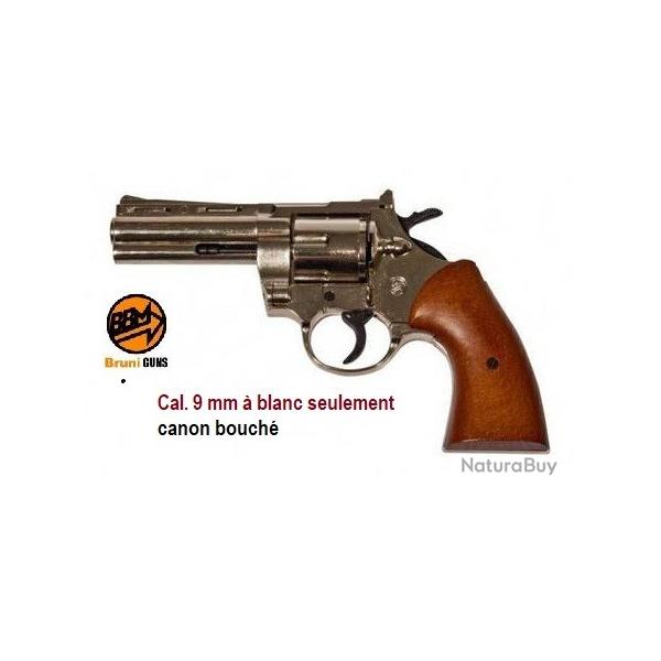 Revolver PYTHON 380  Nickel/ Chrome clbre rplique du 357 Magnum