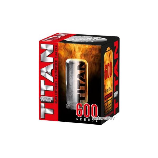 D�fence avec Boite de 600 Cartouches � Blanc  TITAN  UMAREX Cal. 9 mm PISTOLET