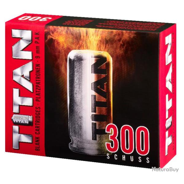 Boite  de 300 Cartouches � Blanc  TITAN  UMAREX Cal. 9 mm PISTOLET