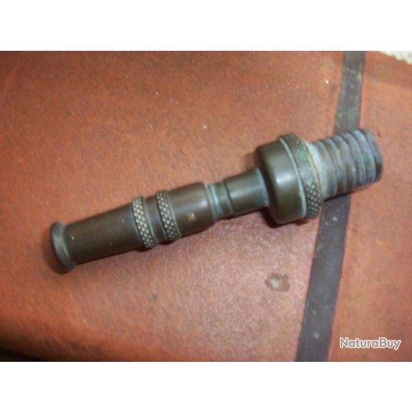 vintage bronze tete tuyau d'arrosage