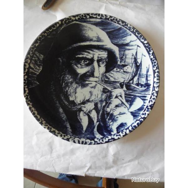 VINTAGE ASSIETTE DELFT  BOCH
