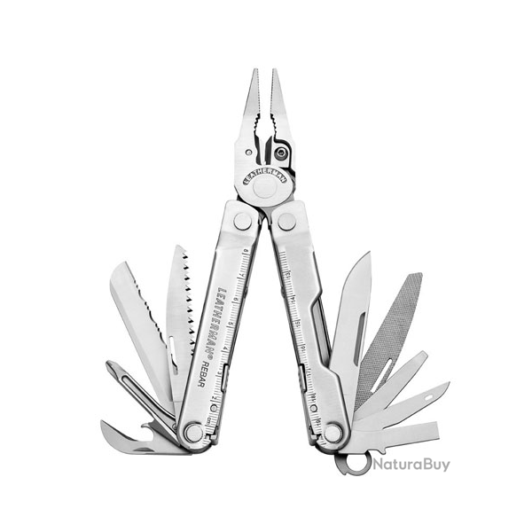 Outil multifonctions Leatherman REBAR manche 10 cm + �tui nylon