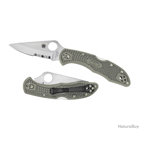 Couteau pliant Spyderco DELICA 4 manche nylon / fibre de verre 11 cm