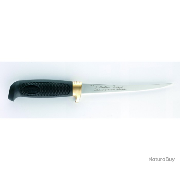 Poignard � filets Marttiini CONDOR lame 15 cm manche gomme noire