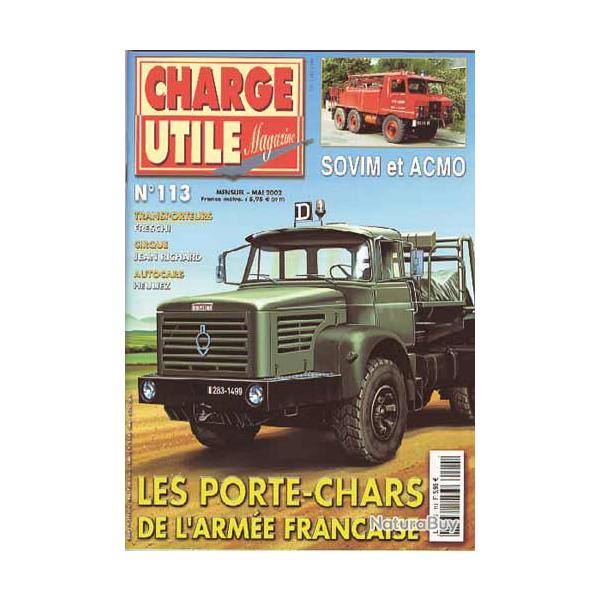 charge utile 113 .hanomag, heuliez , jean richard , grues, porte-chars,freschi, sovim acmo