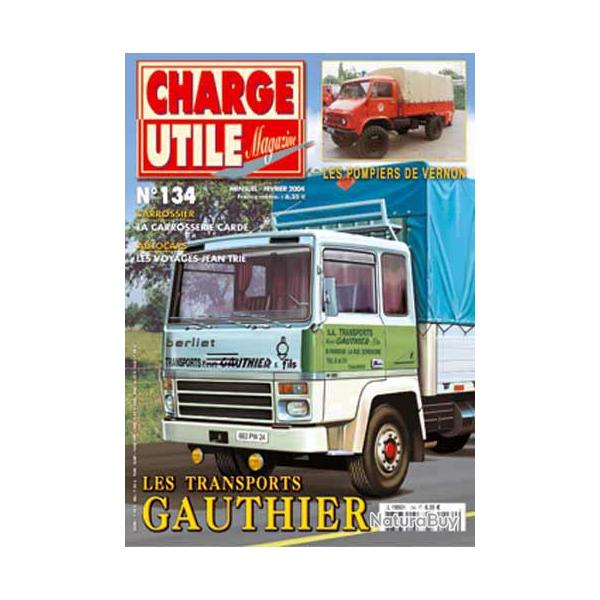 charge utile 134 , gauthier , bouglione , v�hicules us g�nie , tracteurs , autocars,