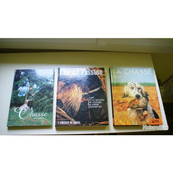 livres sur la chasse.