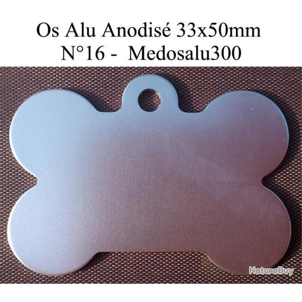M�daille pour animaux chien forme os