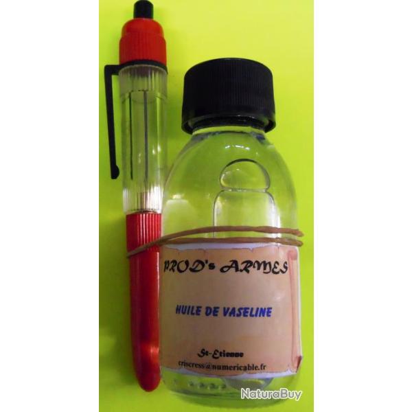 Huile de vaseline + seringue